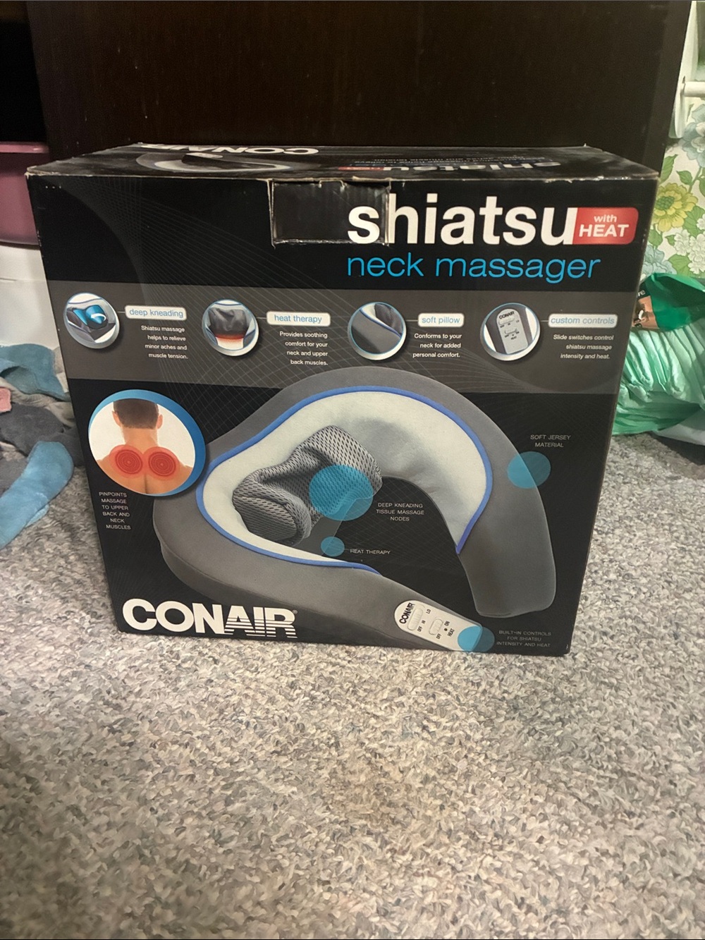 Shiatsu neck massager new in box